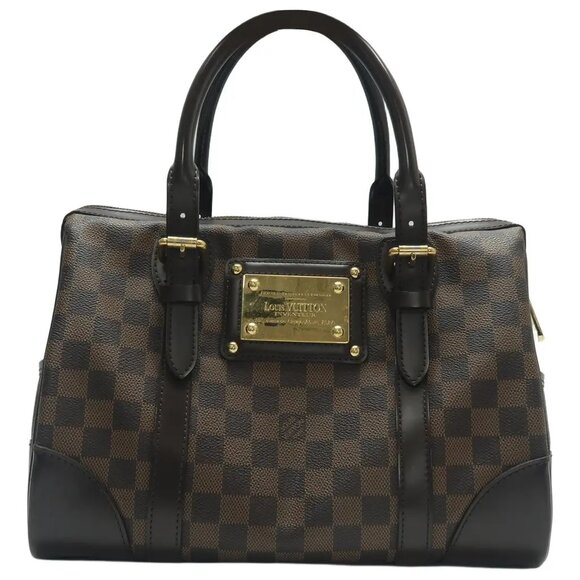 Louis Vuitton Berkeley Brown Damier Ebene Canvas Tote 873-052825 - Picture 1 of 12